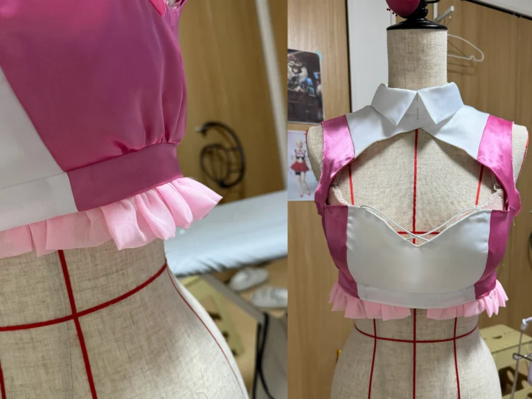 プリーツチアガール制作過程03